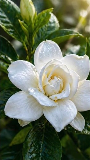 Magical Gardenia Bloom 🌸 | From Bud to Flower in Slow Motion