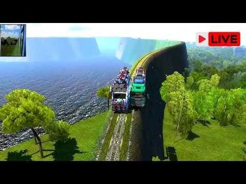 Ultimate Horror Bus Journey on Dangerous Mountain Roads with Overloaded Passengers | ETS2