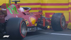 Leclerc crashes out in Baku!