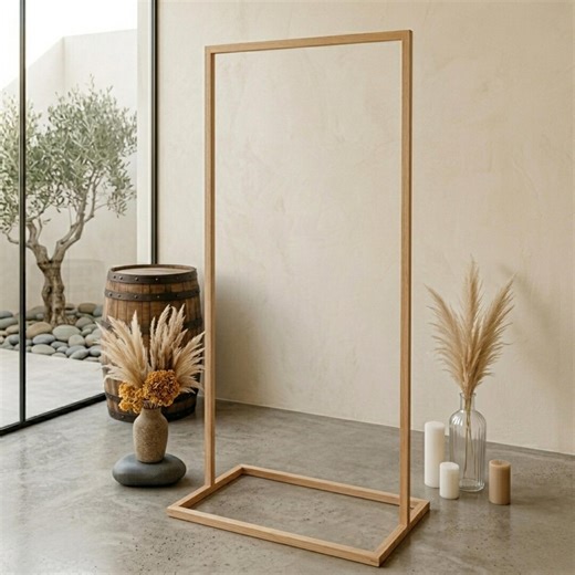 Welcome Sign Stand, Wood Sign Stand, Wooden Welcome Sign Frame, Custom Size Sign Holder, Event Decor, Linen Sign Display, Banner Stand - Etsy