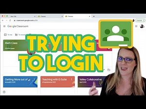 Trying to Log into Google Classroom