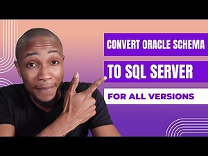 How To Convert Oracle Schema to SQL Server