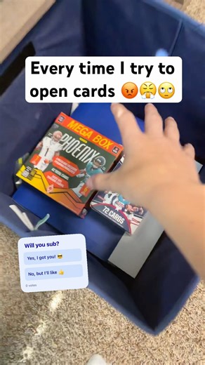 EVERY TIME😡 I try to open cards! #shorts