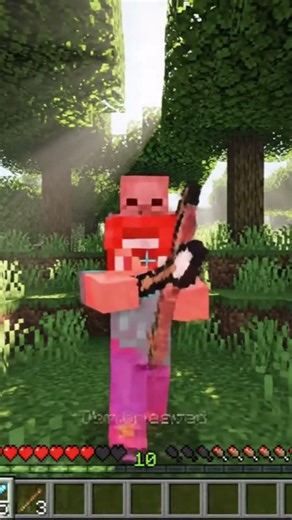 Minecraft Health Bar Is Lying #MinecraftShorts #GameGlitch #Survival #AIgaming #minecraft #short