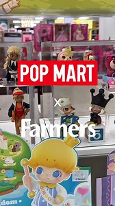 POP MART has started to arrive at our Auckland stores and making their way down the country! 🤩 Get in quick before they’re gone. 🏃 Available online and in selected Farmers stores including, Albany, Bayfair, Botany, Dunedin, Manukau, Newmarket, North City, NorthWest, Palmerston North, Queensgate, Riccarton, Rotorua, St Lukes, Sylvia Park and The Base. Due to popularity some items may be sold out or unavailable. #KidsatFarmers #POPMART #POPMARTatFarmers | Farmers