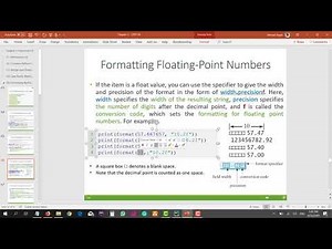CPIT110 Chapter 3 (#37): 3.6 Formatting Numbers and Strings - Part 1 of 2