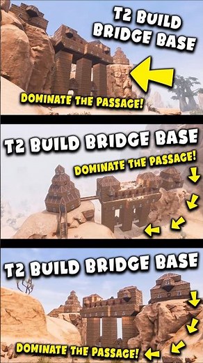 T2 Build Bridge Base | Dominate the passage! | Conan Exiles