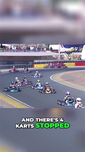 Karting Carnage: INSANE Lap One Crashes! 🤯 #shorts