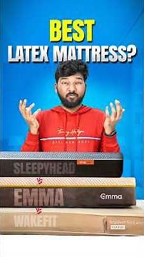 Which Is Best Latex Matress in 2026 | wakefit vs emma vs sleepyhead