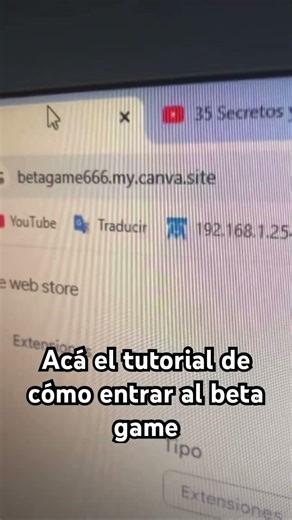 Tutorial de como entrar al beta game