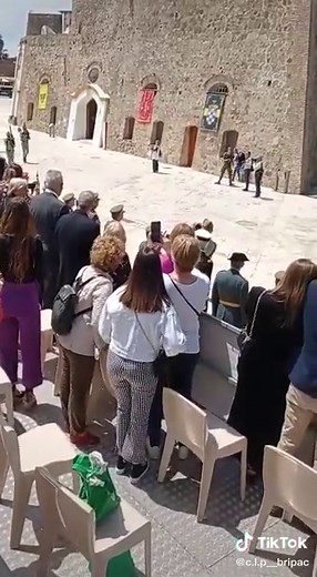 Gathering at Historical Site: A Community Event