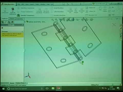 Solidworks topic - Top-down assembly, Sub assembly, Copy with Mates. PART no. 1