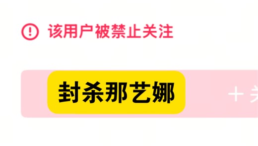天呐！那艺娜被全网封杀！！！