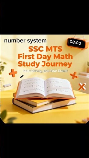 SSC MTS Math Study Journey: Day 1 - Start Your Success Path!
