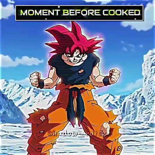 When Goku transform into ultra instinct 💀🥶| #dragonball #anime #edit