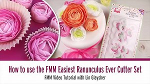 8.6K views · 54 reactions | Part of our Easiest Ever Range, this stunning Ranunculus flower is so easy to make with our Easiest Ranunculus Ever Cutter set :-) #easiestranunculusever | FMM Sugarcraft | Facebook