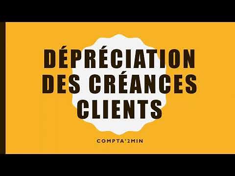 Dépréciation des créances clients