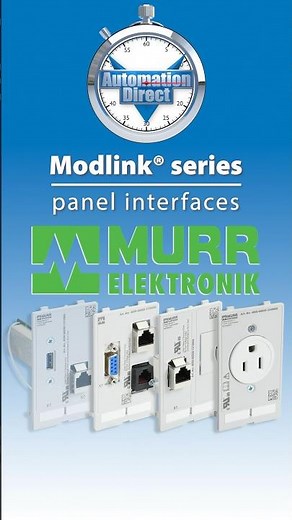 Murrelektronik Modlink Panel Interfaces from AutomationDirect