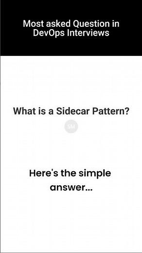What is Sidecar Pattern Explained | DevOps Interview Question