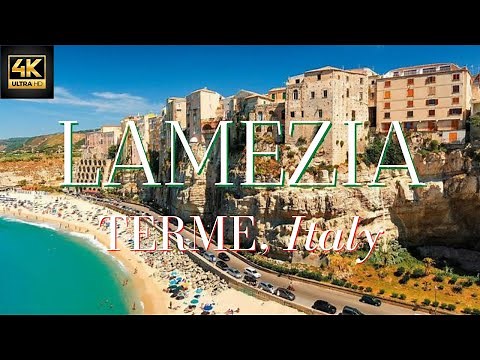 The Beautiful Italian city of Lamezia Terme, Lamezia Terme Drone, Aerial in 4k