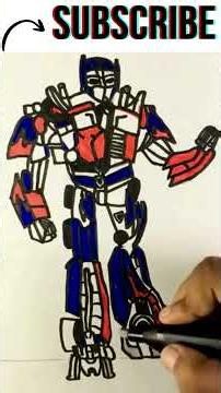 🤖 How to Draw Optimus Prime from Transformers | Easy Drawing Tutorial I