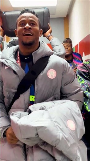 For one last time at the #TotalEnergiesAFCON2025, the Super Eagles are in the house singing it out.