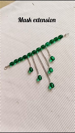 Handmade Mask extension/diy beads mask extender #handmade #beadsjewellery