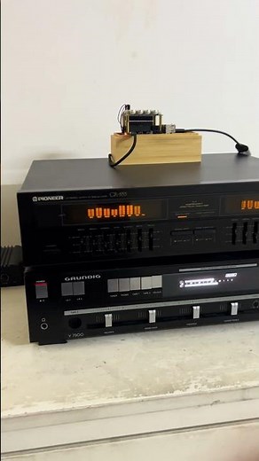 Raspberry pi audio streamer volumio player, filter capacitors #volumio #music #yamaha #speakers