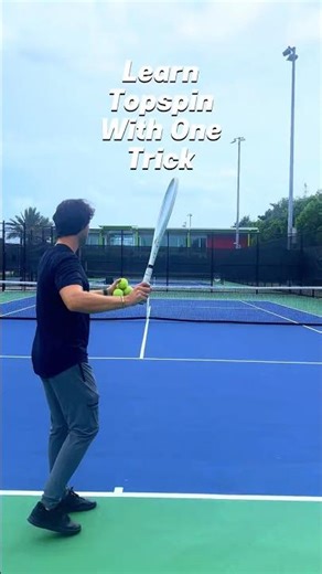 Learn Topspin With One Trick
