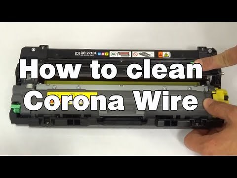 How to clean the corona wire | Brother MFC9130CW MFC9330CDW MFC9340CDW
