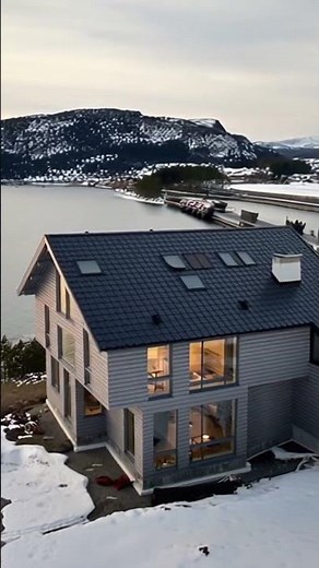 How Houses Are Built in Norway (Timelapse From Ground to Home) #housebuilding #constructiontimelapse