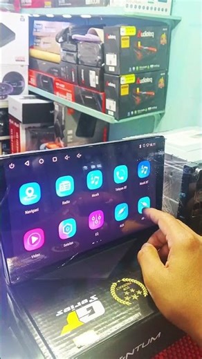 Headunit android 9in testing #electronics #CarAudio #headunitandroid