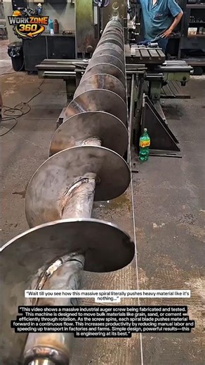 “This Giant Screw Machine Moves TONS in Seconds 😳⚙️ (Satisfying Industrial Process!)”