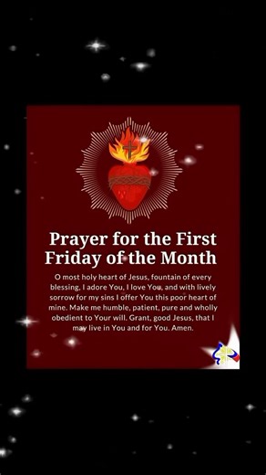 First Friday Devotion to the Sacred Heart of Jesus Sacred Heart of Jesus, have Mercy on us. #SacredHeartOfJesus #sacredheart #firstfriday #FirstFridayDevotion #jesus #catholicprayer #catholic #catholicfaith #everyone #follower #highlights | Michael Figueroa Arteche