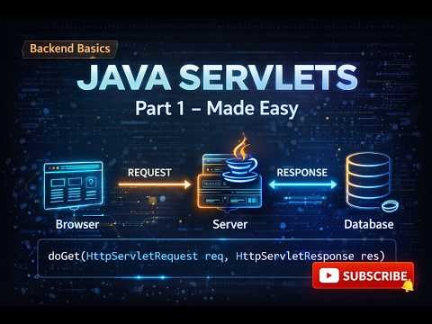 Java Servlets Tutorial for Beginners | Backend Basics (Part 1)