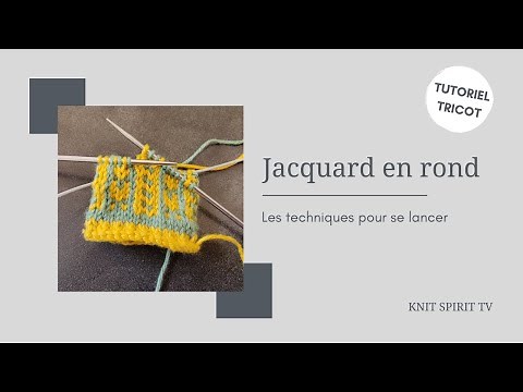 Knitting tutorial 💡 Circular jacquard (techniques)