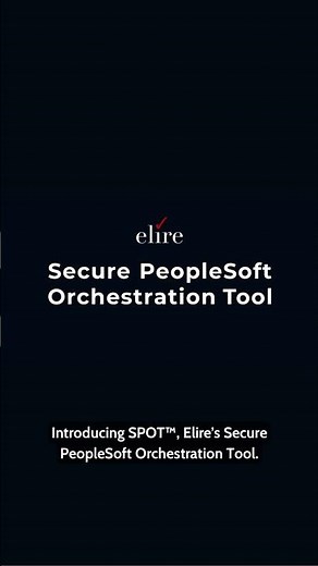 Introducing SPOT™, Elire’s AI-powered solution transforming the PeopleSoft experience! #aisolutions