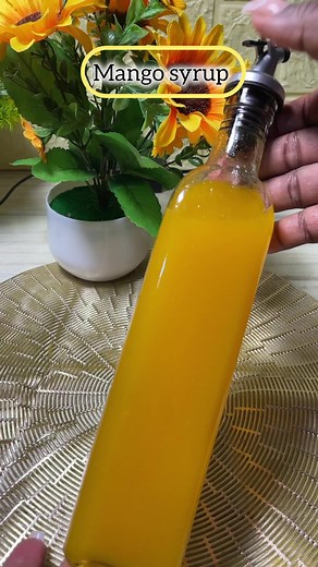 Delicious Homemade Mango Syrup Recipe for Mocktails