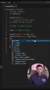Pointer Syntax in C 🔥 How to Declare & Use Pointer? explaind in 60 sec #coding #cprogramming #shorts