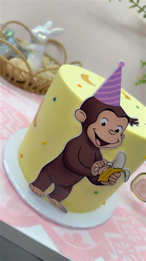 Custom Cakes Inspired by Curious George