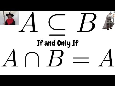 Set Theory Proof A is a subset of B if and only if A intersect B = A