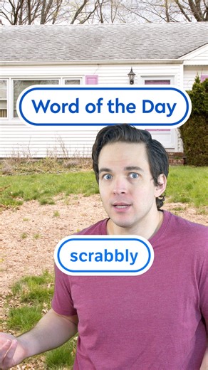 The scrabbly grass in my yard looks like it attempted to grow and just gave up. Scrabbly means “sparse or insignificantly small,” especially when it comes to growth. 🌱 It's related to the word "scrape." Got a great descriptive word for something half-hearted? #WordOfTheDay | Dictionary.com