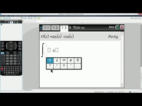 TI-nspire CX CAS: Ableiten, Stammfunktion und Integral
