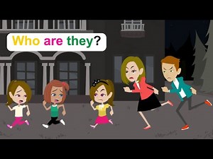 Ella must run away from her new house - English Funny Animated Story - Ella English