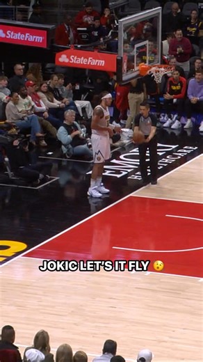 2.2M views · 28K reactions | Jokic pulls up and connects from the logo!  DEN-ATL | Live on NBA League Pass  https://app.link.nba.com/Watch-Now | NBA | Facebook