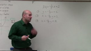 Find the inverse of a linear function then determine if the inverse is a function or not