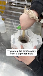 🔪🔪 #sunroom_ceramics #slipcast #slipcastprocess #slipcastceramics #wip | Sunroom Ceramics
