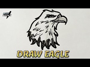How to Draw an Eagle Step by Step | Easy Eagle Drawing for Beginners | Draw an Eagle Like a Pro!