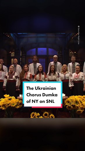 SNL Pays Tribute to Ukraine with The Ukrainian Chorus Dumka of NY | SNL Opening Credits