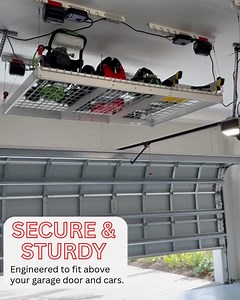 🚀 Now Launching: Dura-Lift Elevate Motorized Overhead Storage Lift! Take your storage to new heights—literally. The Dura-Lift Elevate Motorized Overhead Storage Lift helps you lift, store, and organize with ease. Powerful, smooth, and space-saving, it’s the smarter way to reclaim your garage or workspace. Product Highlights: 🔌 Motorized lifting system—no ladders or hand cranks required 🛠️ Heavy-duty steel frame 📱 Bluetooth smartphone control via the Dura-Lift Elevate app (iOS & Android) 📏 A